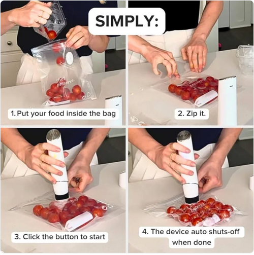 Extra Chef Preserve™ Reusable Vacuum Seal Bags